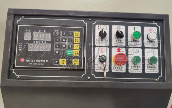 液壓閘式剪板機數控系統